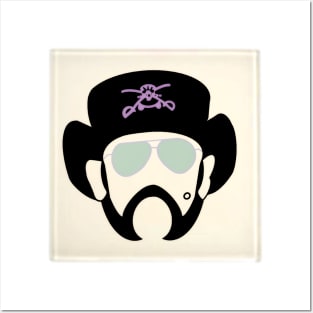 Lemmy Kilmister Motörhead glass coaster Posters and Art